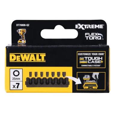 Набір біт DeWALT у касеті для Tough Case FlexTorq L=25 мм H3 H4-3 шт H5-2 шт H6 (DT70806) фото №3