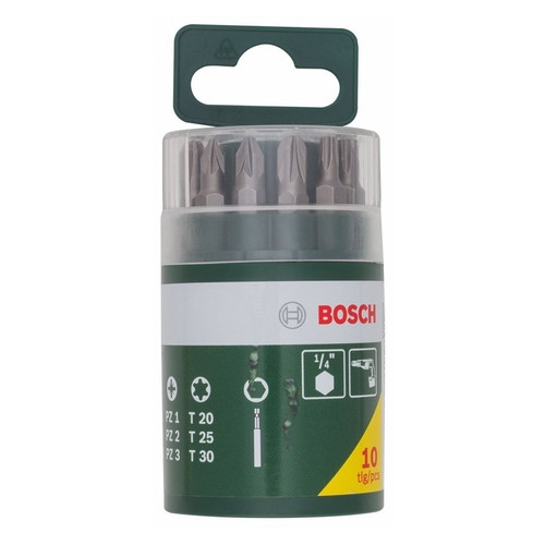 Набір бітів Bosch 9 шт. та універсальний тримач (2.607.019.452) фото №1