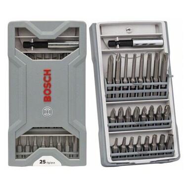 Набір бітів Bosch Mini X-Line Extra Hard з універсальним магнітним тримачем 25 шт. (2.607.017.037) фото №1