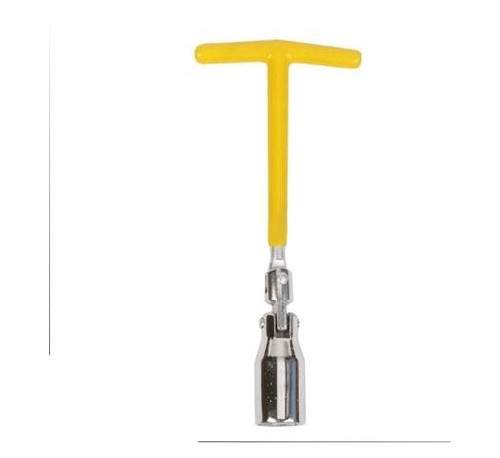 Свічковий ключ Т-образний з шарніром 16 мм Intertool HT-1716 фото №1