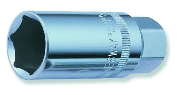 Головка торцева свічкова Jonnesway c магнітним утримувачем 1/2 DR, 21 мм (S17M4121) фото №1