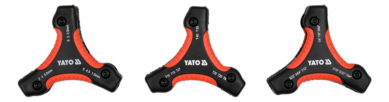 Набір шестигранних ключів Yato HEX H1.5-H6 TORX T9-T40 26шт (YT-05644) фото №1