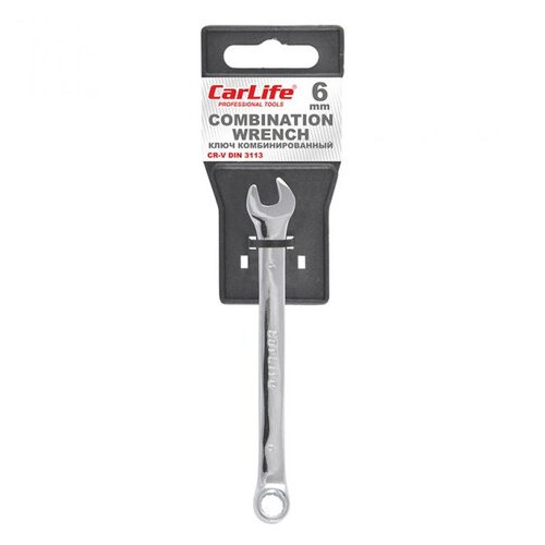 Ключ комбінований 6мм CarLife WR4006 фото №1