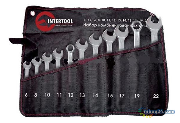 Набір комбінованих ключів 11 шт Intertool XT-1003 фото №1
