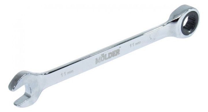 Ключ ріжково-накидний 11мм. з тріскачкою Molder Tools (MT56011) фото №1