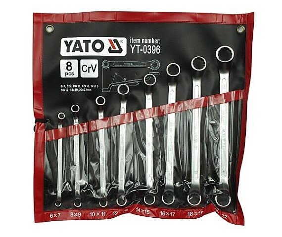Набір ключів накидних Yato М6-22мм 8шт (YT-0396) фото №1