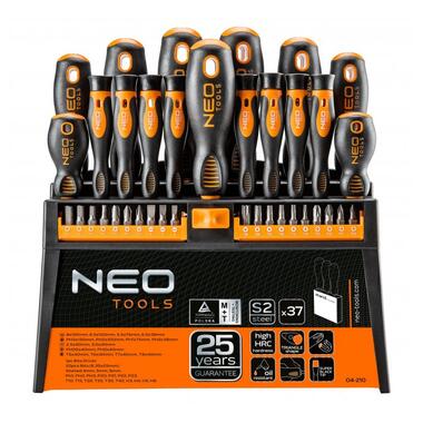Набор отвёрток и насадок Neo Tools 37 единиц (JN6304-210) фото №1