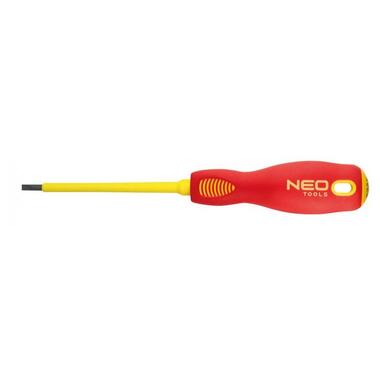 Отвертка Neo Tools шлицевая 3.0 x 100 мм (1000 В) CrMo (JN6304-052) фото №1