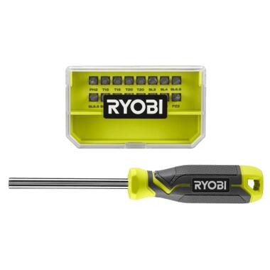 Ответртка Ryobi битодержатель 1/4, 100мм, 16 бит, SL,PH,PZ,Torx, кейс (5132006050) фото №1