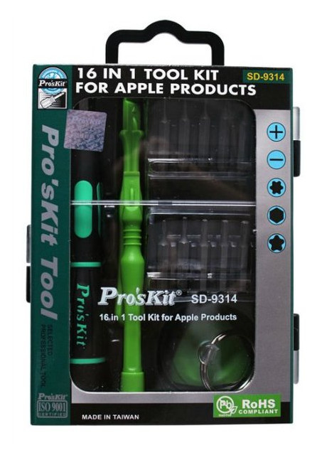 Набір інструментів ProSkit SD-9314 для продуктів Apple фото №3