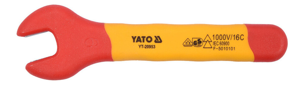Ключ ріжковий діелектричний Yato М9мм VDE до 1000В (YT-20953) фото №1