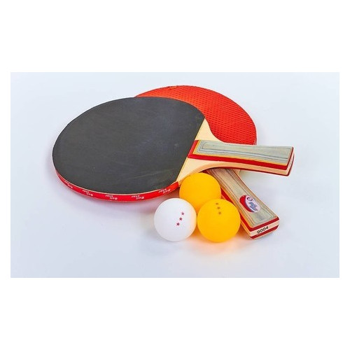 Набір для настільного тенісу 2 ракетки, 3 м'ячі Boli Star MT-9004 фото №1
