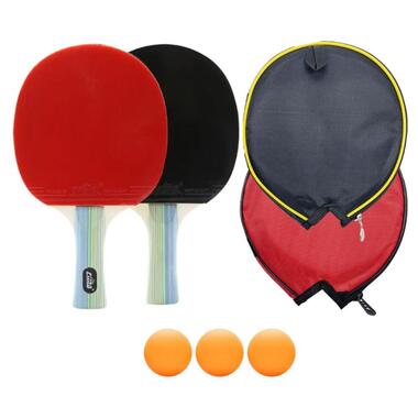 Набір для настільного тенісу (2 ракетки з чохлами, 3 кульки) Newt Cima NE-CM-10 фото №1