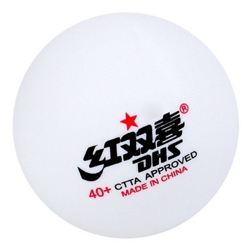 М'ячі для настільного тенісу DHS Cell-Free 40 мм 1* фото №2