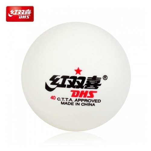 Мячи для настольного тенниса DHS Celluloid 40 мм 1* фото №5