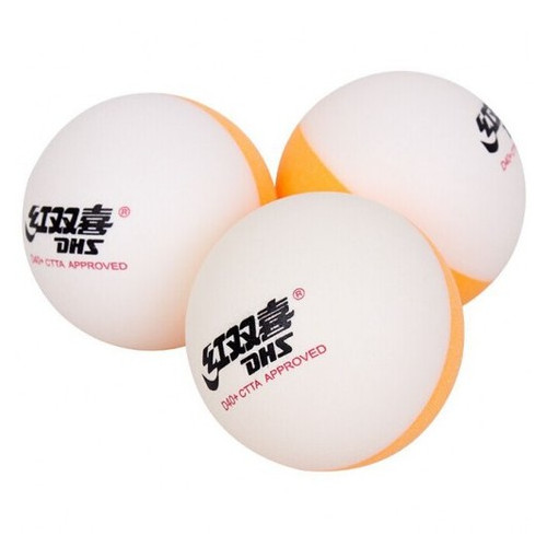 М'ячі для настільного тенісу DHS Cell-Free Dual BI Colour фото №9