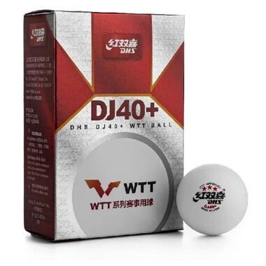 М'ячі для настільного тенісу DHS ITTF WTT Ball 40 мм 3* фото №1