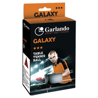 Мячі для настільного тенісу 6 шт. Garlando Galaxy 3 Stars (2C4-119) фото №1