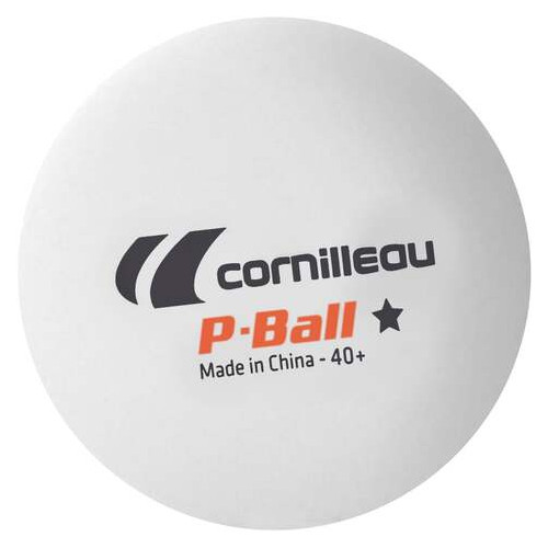 Мячи для настольного тенниса Cornilleau P-BALL белый 72 шт. фото №2