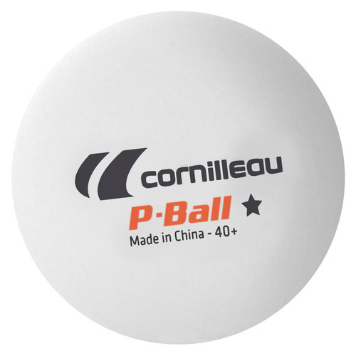 Мячи для настольного тенниса Cornilleau P-BALL белый 72 шт. фото №1