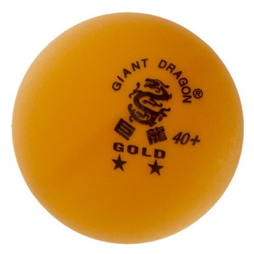 Набір м'ячів для настільного тенісу FDSO Giant Dragon Gold MT-6561 Помаранчевий 6шт (60508459) фото №3