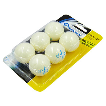 Набір м'ячів для настільного тенісу FDSO Donic MT-658021 Білий 6шт (60508541) фото №1