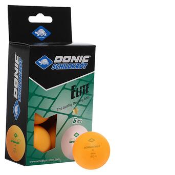 Набір м'ячів для настільного тенісу FDSO Donic MT-608518 Помаранчевий 6шт (60508543) фото №1