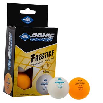 Набір м'ячів для настільного тенісу FDSO Donic MT-608523 Різнобарвний 6шт (60508542) фото №1