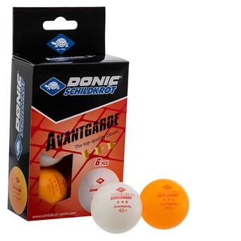 Набір м'ячів для настільного тенісу FDSO Donic MT-608533 Різнобарвний 6шт (60508525) фото №1