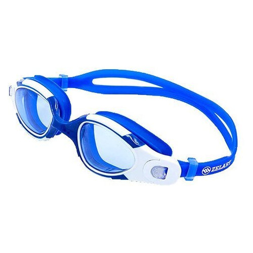 Окуляри для плавання Zelart GA1200 Синьо-білий (60363097) фото №1
