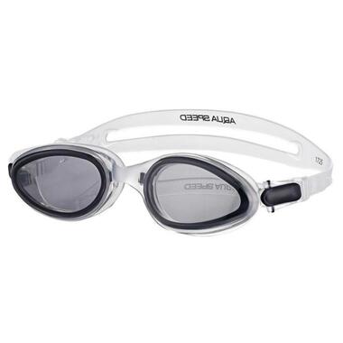 Окуляри для плавання Aqua Speed ​​SONIC 6509 чорний/прозорий OSFM 5908217665096 фото №1