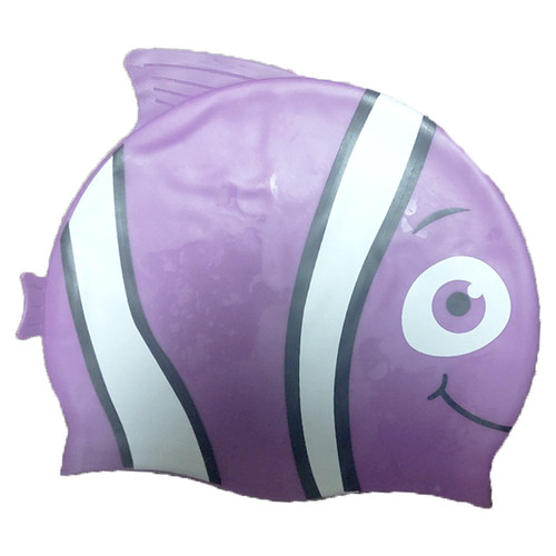 Шапочка для плавання дитяча Риба PL-1823 Фіолетовий (60429083) фото №1