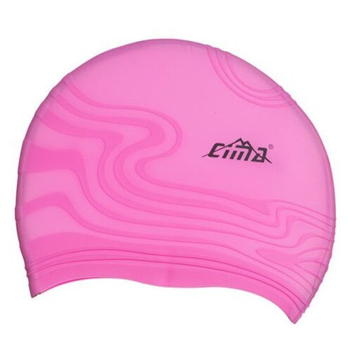 Шапочка для плавання Cima Хвиля PL-1667 Рожевий (60437011) фото №1