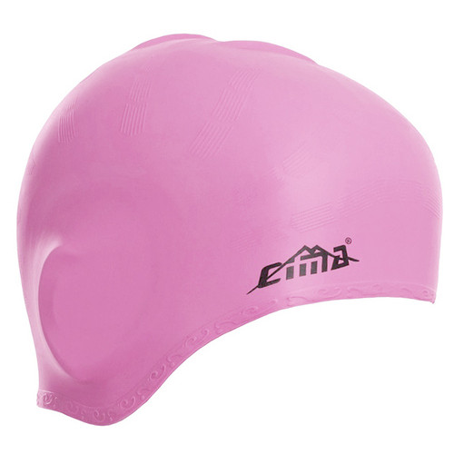 Шапочка для плавання з об'ємними вушками Cima PL-1664 Рожевий (60437014) фото №1