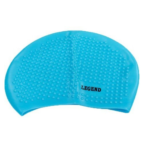 Шапочка для плавання Legend на довге волосся PL-5921 Bable Блакитний (60430001) фото №1