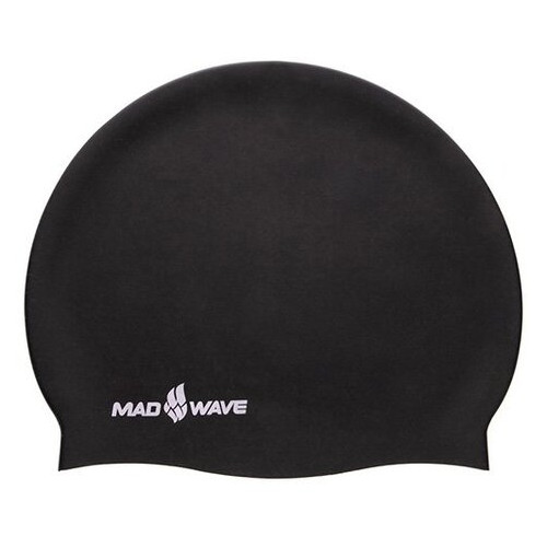 Шапочка для плавання Mad Wave Dont Care M055717 Чорний (60444157) фото №2
