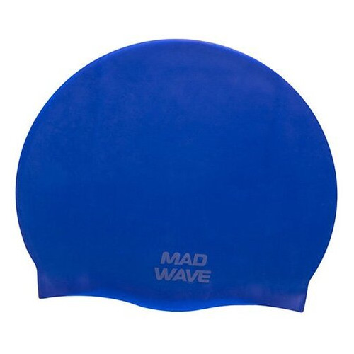 Шапочка для плавания Mad Wave Intensive Big M053112 Синий (60444158) фото №1
