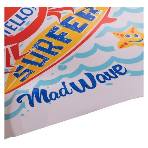 Шапочка для плавання Mad Wave дитяча Junior Surfer M057912 Білий (60444167) фото №5