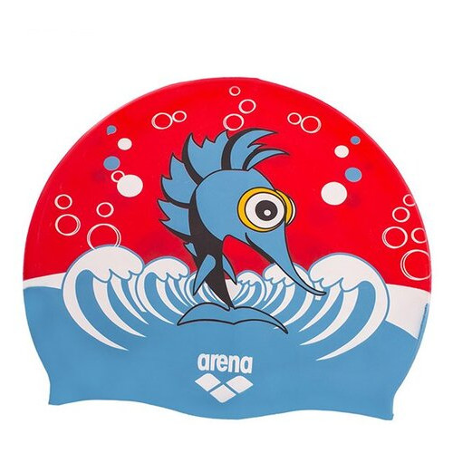 Шапочка для плавання дитяча Arena AWT Multi AR91925-20 Червоно-блакитний (60442074) фото №1