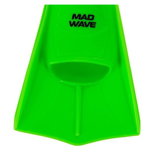 Ласти тренувальні із закритою п'ятою Mad Wave M074710510W 39-40 Зелений (60444096) фото №3