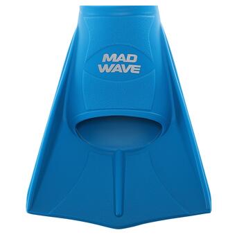 Ласти тренувальні із закритою п'ятою Mad Wave Fins Training M074710 31-33 Синій (60444211) фото №5