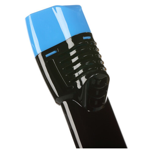 Трубка Seagard Easybreath для полнолицевой маски для плавания, 24 см L/XL Черно-Синий фото №2