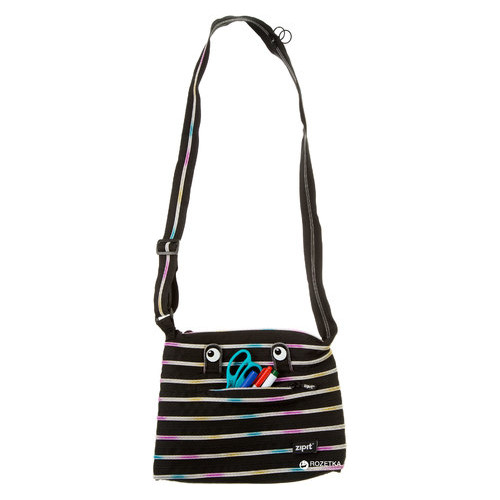 Жіноча сумка Zipit Monsters Black & Rainbow Teeth (ZBDM-2) фото №2