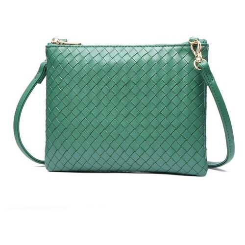 Жіноча сумка-клатч зі шкірозамінника Amelie Galanti A991503-01-green фото №2