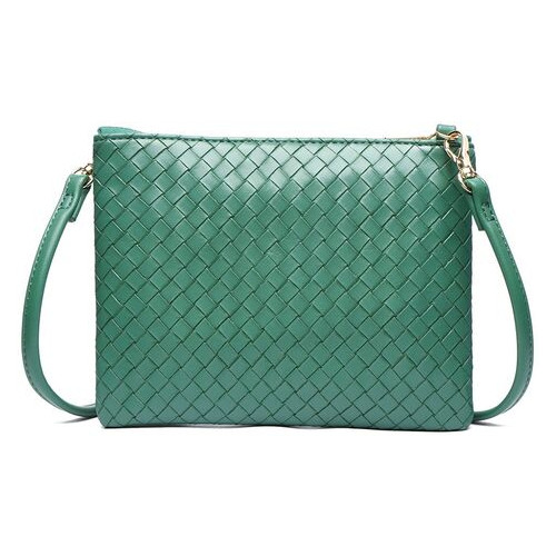 Жіноча сумка-клатч зі шкірозамінника Amelie Galanti A991503-01-green фото №4