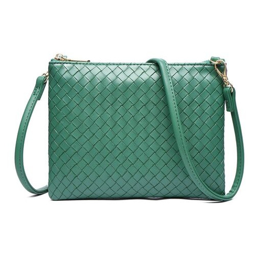 Жіноча сумка-клатч зі шкірозамінника Amelie Galanti A991503-01-green фото №5
