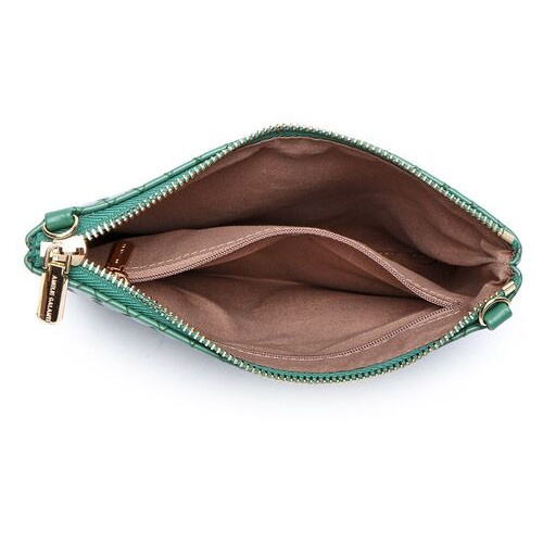 Жіноча сумка-клатч зі шкірозамінника Amelie Galanti A991503-01-green фото №9