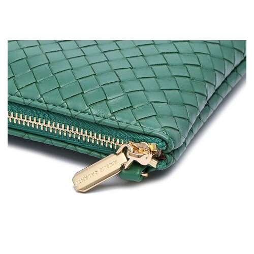 Жіноча сумка-клатч зі шкірозамінника Amelie Galanti A991503-01-green фото №11