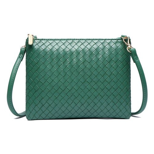 Жіноча сумка-клатч зі шкірозамінника Amelie Galanti A991503-01-green фото №3