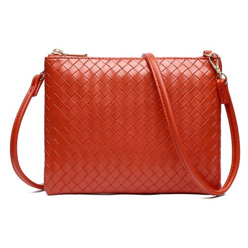 Жіноча сумка-клатч зі шкірозамінника Amelie Galanti A991503-01-orange фото №3